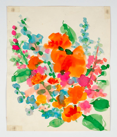 Untitled, from the &quot;Florals&quot; series [049], c. 1977, Watercolor On Paper