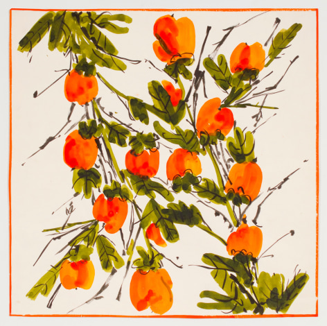 Floral Fruity, from the Food&nbsp;series, 1973, Watercolor on paper