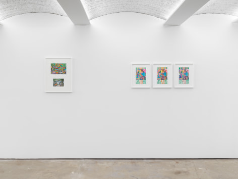 Installation view: Teresa Burga:&nbsp;Dibujos (1974&ndash;2019), 2022, Alexander Gray Associates, Germantown, NY