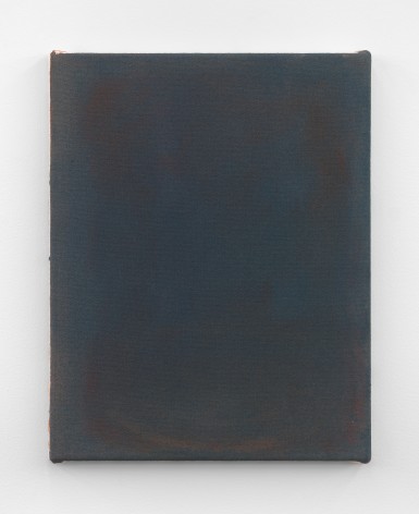 Sam Cherof, no title, 2023, Pigment dispersion on unprimed canvas, 14 x 11 in (35.6 x 27.9 cm)
