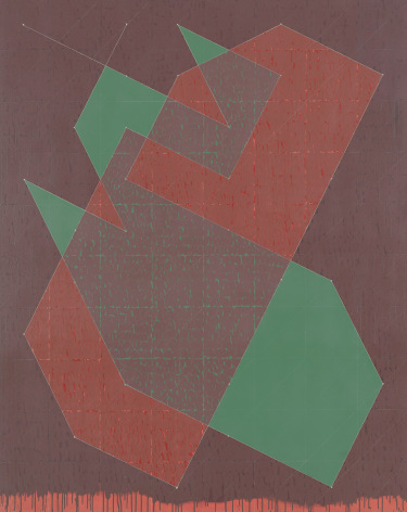 Knight Series #8 (Q3-77 #2), 1977, Oil on canvas