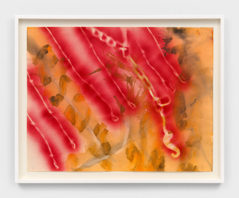 Untitled, c. 1974, Watercolor and ink on paper, 19 1/2 x 25 1/2 in (49.5 x 64.8 cm) 22 3/4 x 28 1/2 x 1 5/8 in framed (57.8 x 72.4 x 4.1 cm framed)