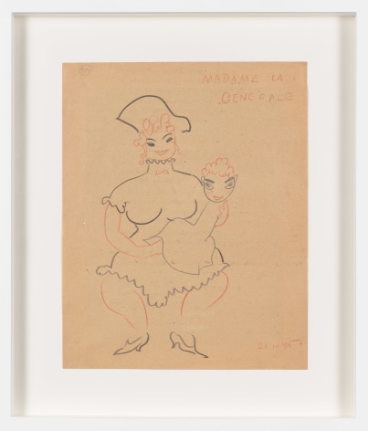 Untitled (1945) Colored pencil on paper