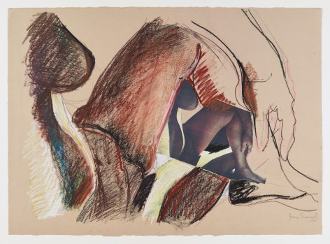 Untitled, 1978 Oil crayon and collage on paper