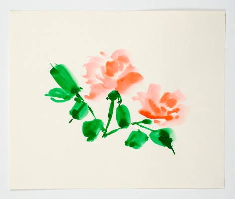 Untitled, from the &quot;Florals&quot; series [009], n.d., Watercolor On Paper
