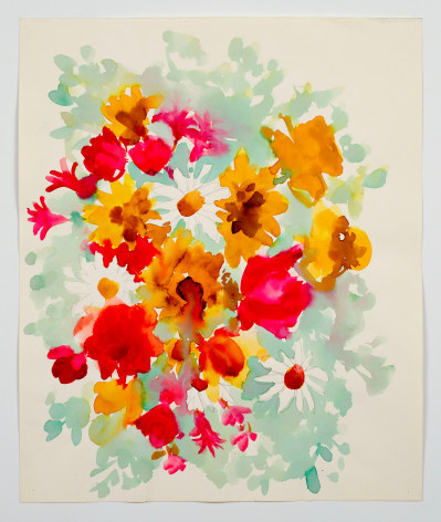 Untitled, from the &quot;Florals&quot; series [007], n.d., Watercolor On Paper