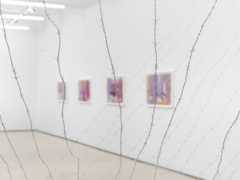 Installation view (detail) : Melvin Edwards:&nbsp;Lines for the Poet, Alexander Gray Associates, New York, 2023