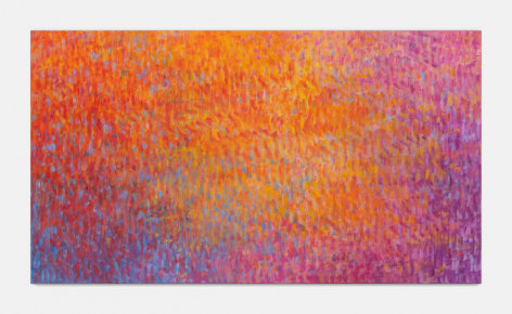 Untitled (Fugue), 2023 Oil and cold wax on canvas 44&frac12; x 78&frac12; in