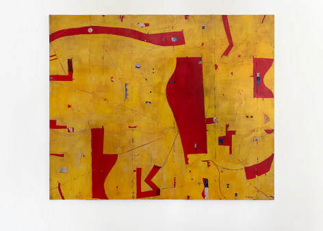 Tenth Street #52, 1994 Acrylic on canvas 64 x 76 in.