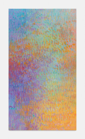 Untitled (Fugue), 2023 Oil and cold wax on canvas 78&frac12; x 44&frac12; in