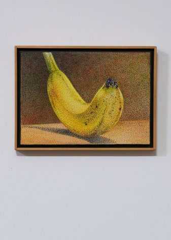 Banana, 1990 Mixed media 9 x 13 in. 10 x 14 x 1&frac14; in. (framed)