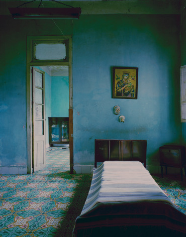 Blue Bedroom, Havana, 1999/2022 C-print 77 x 60 inches