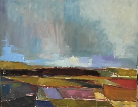 Great Plains, 2015  Oil on canvas  48 x 60 inches