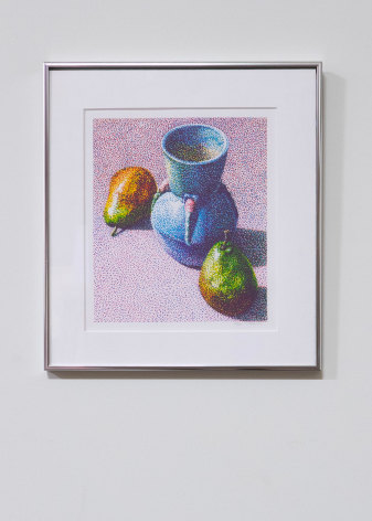 Topeo Pot with Pears, 1986 Serigraph 11 x 10 in. 15&frac34; x 14&frac34; in. (framed)  35/60