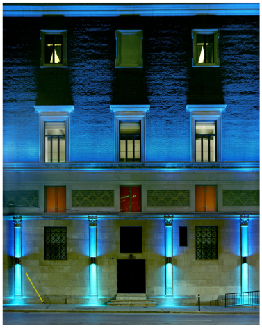 Blue Building, Toronto, 2010  Chromogenic print