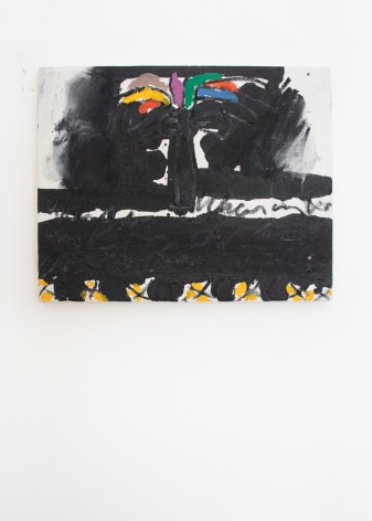 Black Study, 1994  Acrylic on Canvas  12 x 15 inches