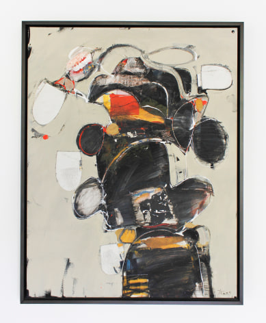 Untitled, 1996  Mixed media on panel  35 1/2 x 28 inches