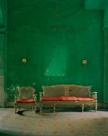 Green Interior, 1999/2022 C-print 77 x 60 inches