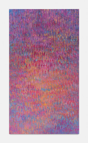 Untitled (Fugue), 2023 Oil and cold wax on canvas 78&frac12; x 44&frac12; in