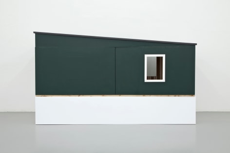 Fredrik V&aelig;rslev Untitled (Black green), 2016