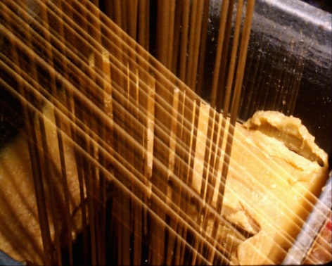 Jo&atilde;o Maria Gusm&atilde;o + Pedro PaivaSpaghetti tornado, 201016mm film, colour, no sound2 minutes,&nbsp;47&nbsp;secondsProduced by Brodbeck Foundation, Catania, Italy