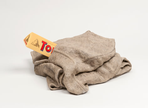 Liz Magor Tweed (Toblerone), 2008,