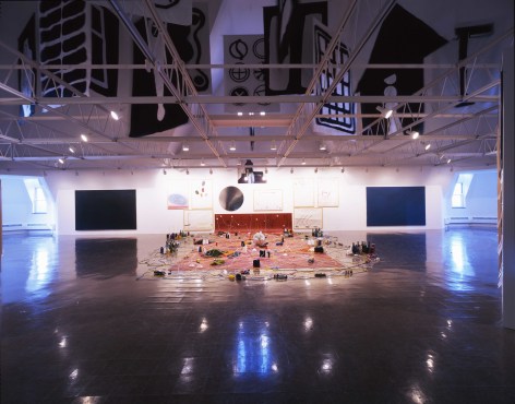 Exhibition view Moshekwa Langa &ndash; Live and in Person, The Renaissance Society, Chicago, 1999