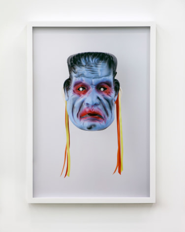 Jamie IsensteinMasks Wearing Masks (Frankenstein),&nbsp;2015&nbsp;C-Print24 1/4 x 16 5/8 in (61.6 x 42.2 cm)Edition of 4, with 1 AP&nbsp;