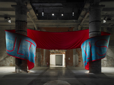 Goshka Macuga,&nbsp;Fare Mondi/Making Worlds Venice Biennale
