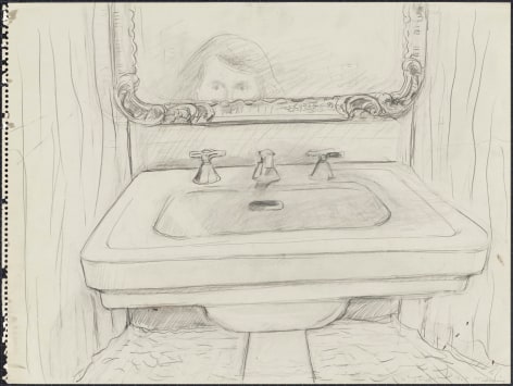Sink 1969 Pencil on paper