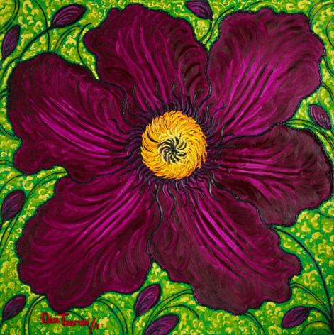 Purple Velvet (Clematis), 2011 n 4221