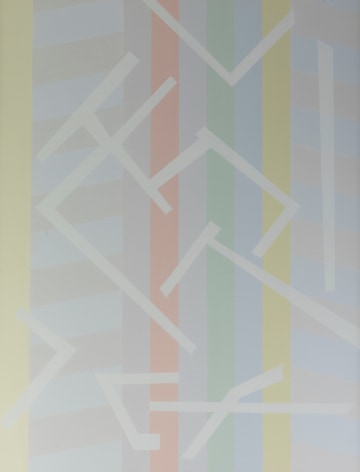 Felrath Hines   Hieroglyphic, 1985   Oil on canvas   40 x 52 inches