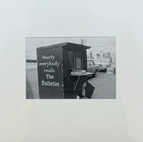 Charles Searles, Nearly Everybody Reads the Bulletin, ca. 1967