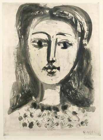 Pablo Picasso, T&ecirc;te Femme, 1947