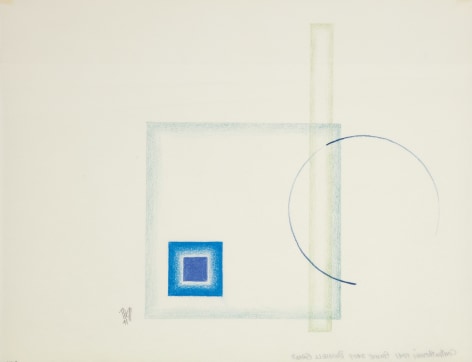 Contrathemis Frame 2409,&nbsp;1941, Colored pencil on tracing paper