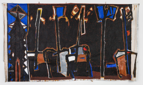 Initiation, 1986, Oil on canvas