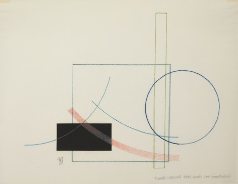 Contrathemis Frame 2809,&nbsp;1941, Colored pencil on tracing paper