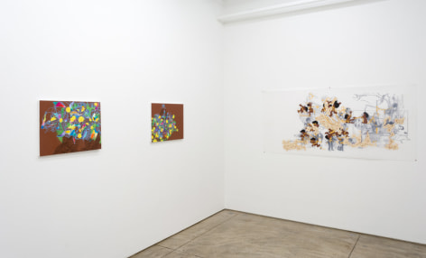 David Rios Ferreira:&nbsp;Gesture for want and tears for all that is dark, 2020, (installation view)