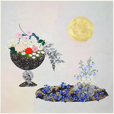 Crystal Liu, the rock garden, &ldquo;glass half full&rdquo;, 2023