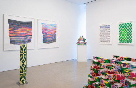 Carly Glovinski,&nbsp;How to Build a Fire, (installation view)