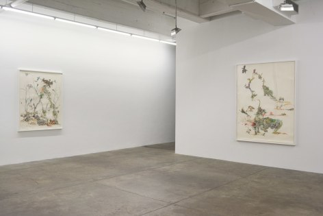 Installation view of Laura Ball: Endlings