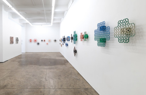 Edra Soto, &quot;por la se&ntilde;al | by a signal&quot; Installation View Morgan Lehman Gallery, 2024