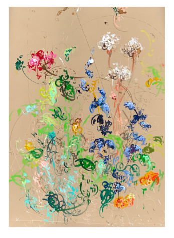 Kysa Johnson, Ghosts In Common - Necessary Beauty - Subatomic Decay Patterns and Wildflowers - 1, 2023