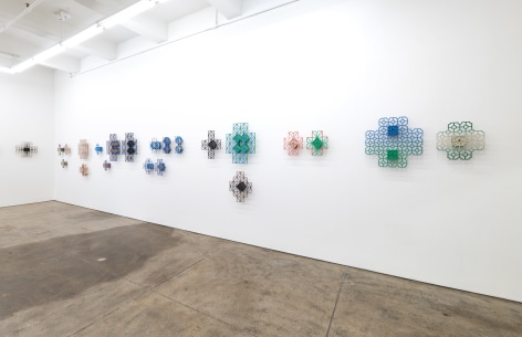 Edra Soto, &quot;por la se&ntilde;al | by a signal&quot; Installation View Morgan Lehman Gallery, 2024