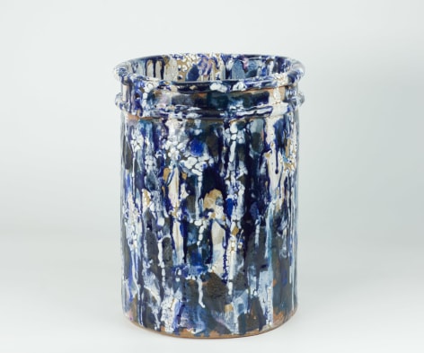 Matthias Merkel Hess, Small Bucket (blue glaze), 2025