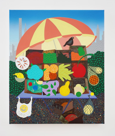 Eric Hibit, Fruit Stand as Painter&#039;s Palette, 2025