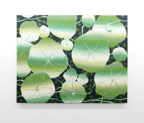 Eric Hibit, Nasturtium Leaves, 2023