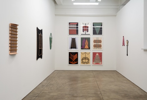 Natalie Beall: Pastimes, 2023, (installation view)