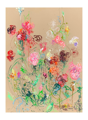 Kysa Johnson, Ghosts In Common - Necessary Beauty - Subatomic Decay Patterns and Wildflowers - 4, 2023