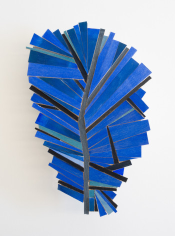Ruby Palmer, Bright Blue Leaf, 2021